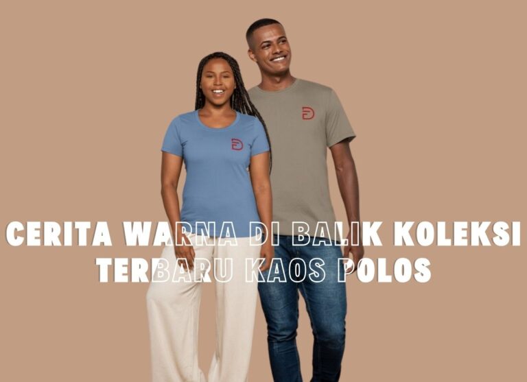 Tampilan warna kaos polos terbaru dari DGandels seperti maroon, lilac, navy, dan cream