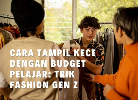 Remaja Gen Z tampil stylish dengan kaos simpel dan budget pelajar