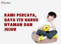 Ilustrasi gaya berpakaian simpel dan nyaman dari D'Gandels, sesuai filosofi gaya yang jujur dan autentik