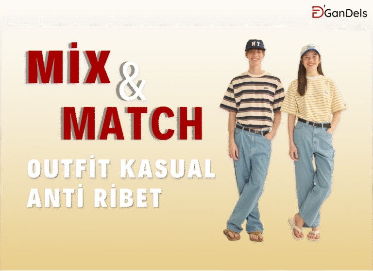 Outfit kasual simpel dan stylish, cocok untuk mix and match tanpa ribet