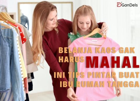 Banner artikel Belanja Kaos Gak Harus Mahal dengan tips hemat pintar untuk ibu rumah tangga