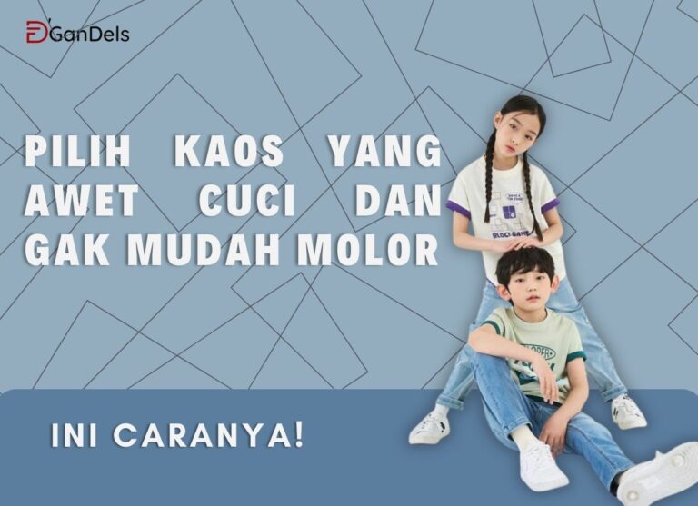 Banner artikel tips memilih kaos yang awet dicuci dan tidak mudah molor