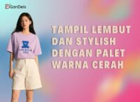 Banner kaos polos D’GANDELS tampil lembut dan stylish dengan palet warna cerah