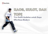 Kaos, kulot, dan topi sebagai trio outfit andalan untuk gaya effortless modern