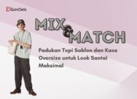 gaya kasual dengan topi sablon dan kaos oversize untuk look santai maksimal
