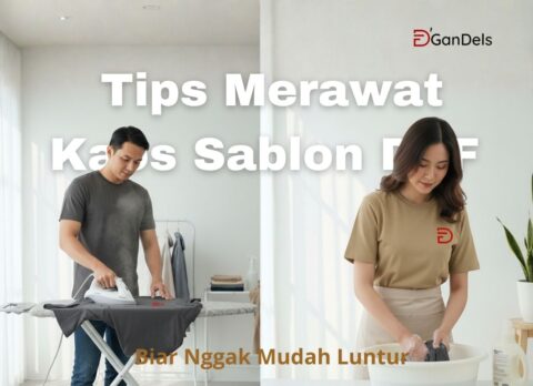 Banner Tips Merawat Kaos Sablon DTF agar tidak mudah luntur