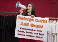 Belanja outfit anti gagal dengan kombinasi polo tshirt, tunik, dan topi sablon dari D’GanDels