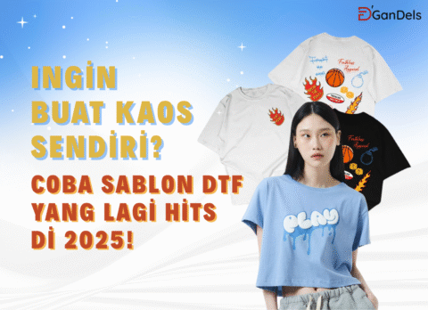 Banner blog tentang cara buat kaos sendiri dengan sablon DTF yang sedang tren di tahun 2025