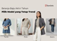 Banner Panduan Belanja Baju Akhir Tahun untuk memilih model baju yang tetap trend di 2025