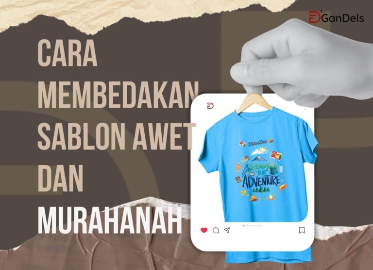 Baju sablon berkualitas dengan perbedaan sablon awet dan sablon murahan