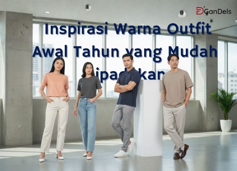 Inspirasi warna outfit awal tahun yang mudah dipadukan untuk tampilan kasual dan simpel