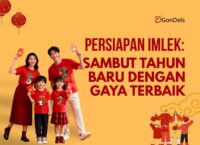 Outfit merah untuk persiapan Imlek yang stylish dan elegan