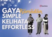 Gaya Ramadan yang simple tapi tetap kelihatan effortless dengan outfit kaos polos yang nyaman dan stylish