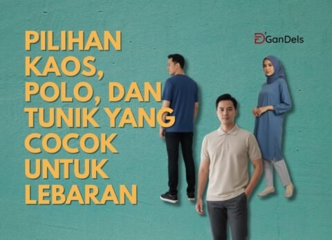 Pilihan kaos polo dan tunik yang cocok untuk Lebaran dengan gaya simpel dan nyaman dipakai saat silaturahmi