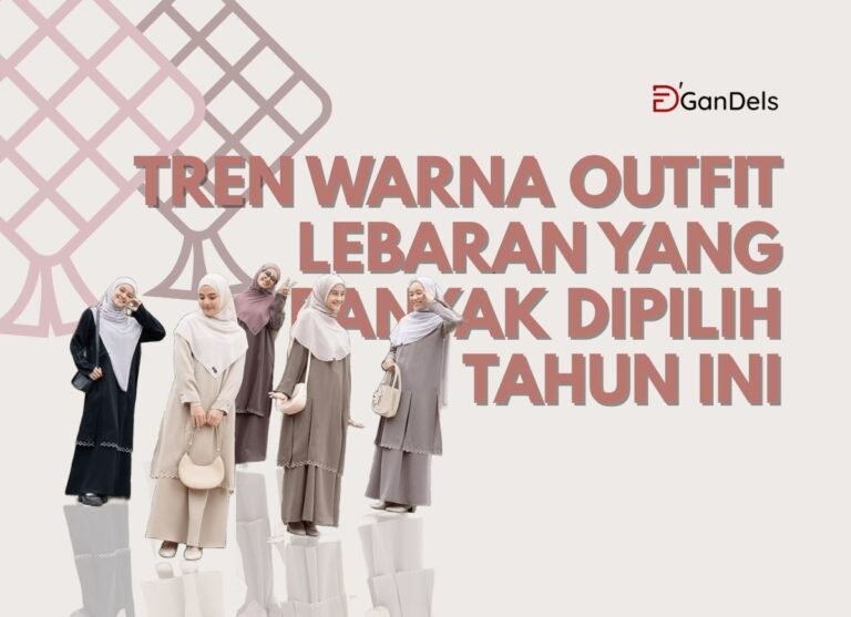 Tren warna outfit lebaran yang banyak dipilih tahun ini dengan kombinasi warna lembut dan elegan