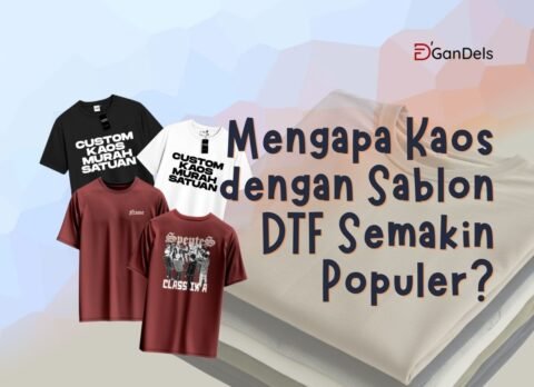 kaos dengan sablon DTF yang semakin populer karena hasil cetak tajam dan tahan lama