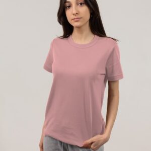 Kaos Cewek Peony Pink Cotton Combed 30s dan 24s, Feminim dan Nyaman