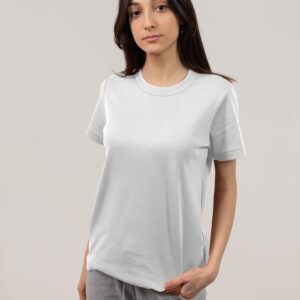 Kaos Cewek Pendek Warna Putih Cotton Combed 30s dan 24s, Adem dan Ringan